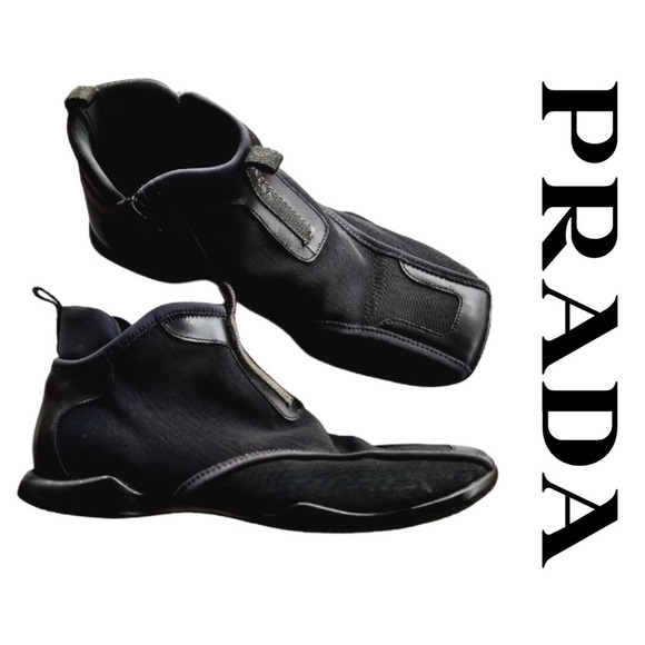 Authentic 𝅺PRADA Trainer Sneakers Mens size 7.5 - Picture 1 of 14